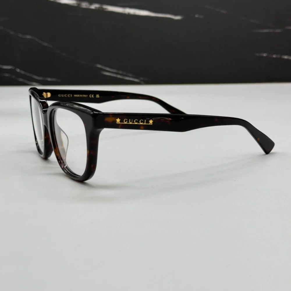 NEW GG1173OA 002 GUCCI EYEGLASSES DARK HAVANA